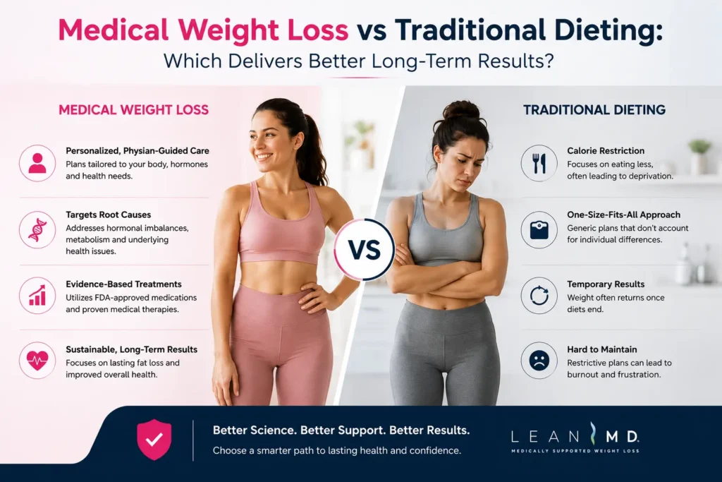 Medical Weight Loss vs. Traditional Dieting